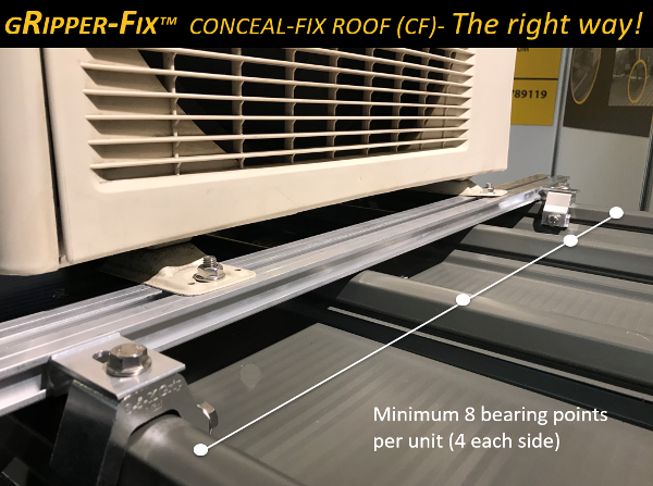 Speed Deck, Split System Brackets AIR CONDITIONING WALL & ROOF BRACKETS