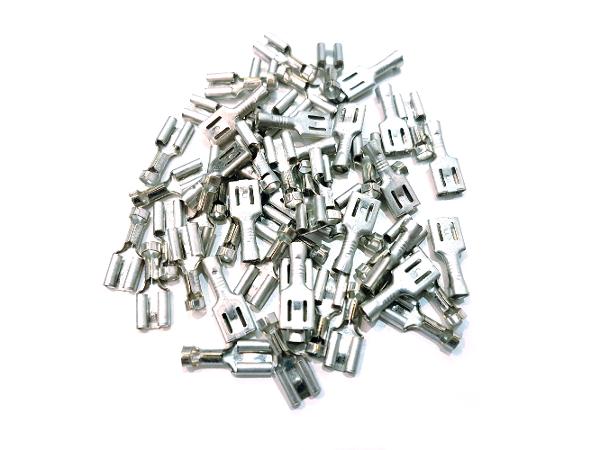 SPADE CLIP 6.3MM PK50 Tin Electro Closed HEATING SPARES & EQUIPMENT ...