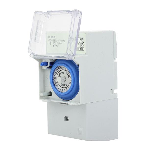 GENERIC TIMER SWITCH 24HR/7DAY 16(4)A HVACR SPARES & EQUIPMENT CONTROLS ...
